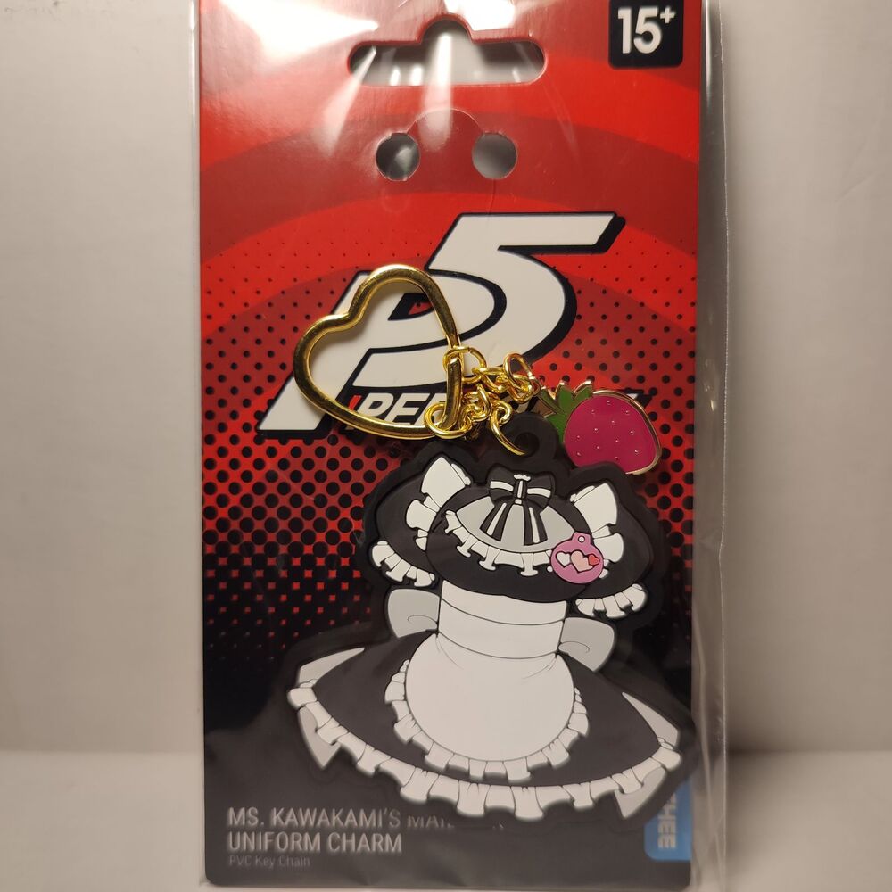 Persona 5 Kawakami Maid Outfit Keychain Official Atlus Collectible Keyring